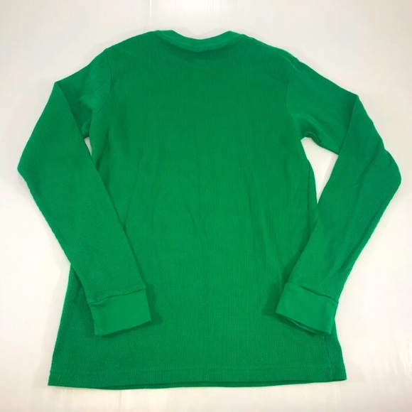 Dec 25th Bright Green Christmas Penguin Thermal S - Picture 2 of 5